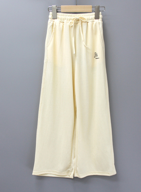 R布rui欧130夏 品牌折扣童装/大童休闲防蚊薄款长裤89372杏