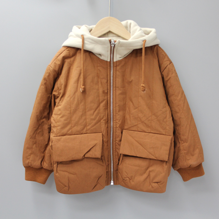 S柏系列110冬装 品牌童装折扣/儿童加厚棉袄棉衣外套82640焦