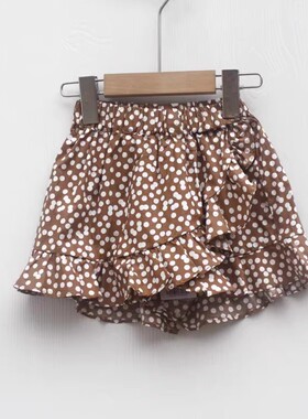 T芭系列100/120夏装 品牌童装折扣/女童棉短裙半身裙60285卡