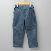 福利J品.换标100 011蓝色 儿童纯棉休闲长裤 155春秋品牌童装 折扣