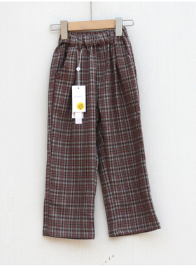 熹系列110-150春秋装 品牌童装折扣/儿童休闲纯棉长裤91372红