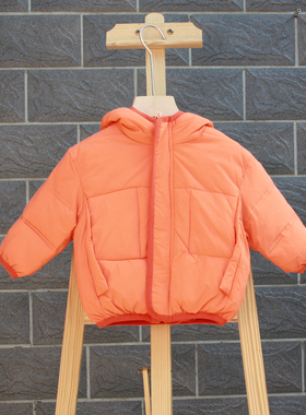 KS闵系列90-120冬装 品牌童装折扣/儿童加厚棉衣棉袄外套13609橙