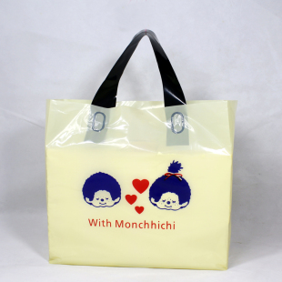 可爱卡通童装塑料手提购物袋化妆品礼品服装店用的手拎中号袋子女