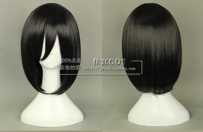 进击的巨人cos假发 三笠cos成年版假发 兵长cos假发 艾伦cos假发