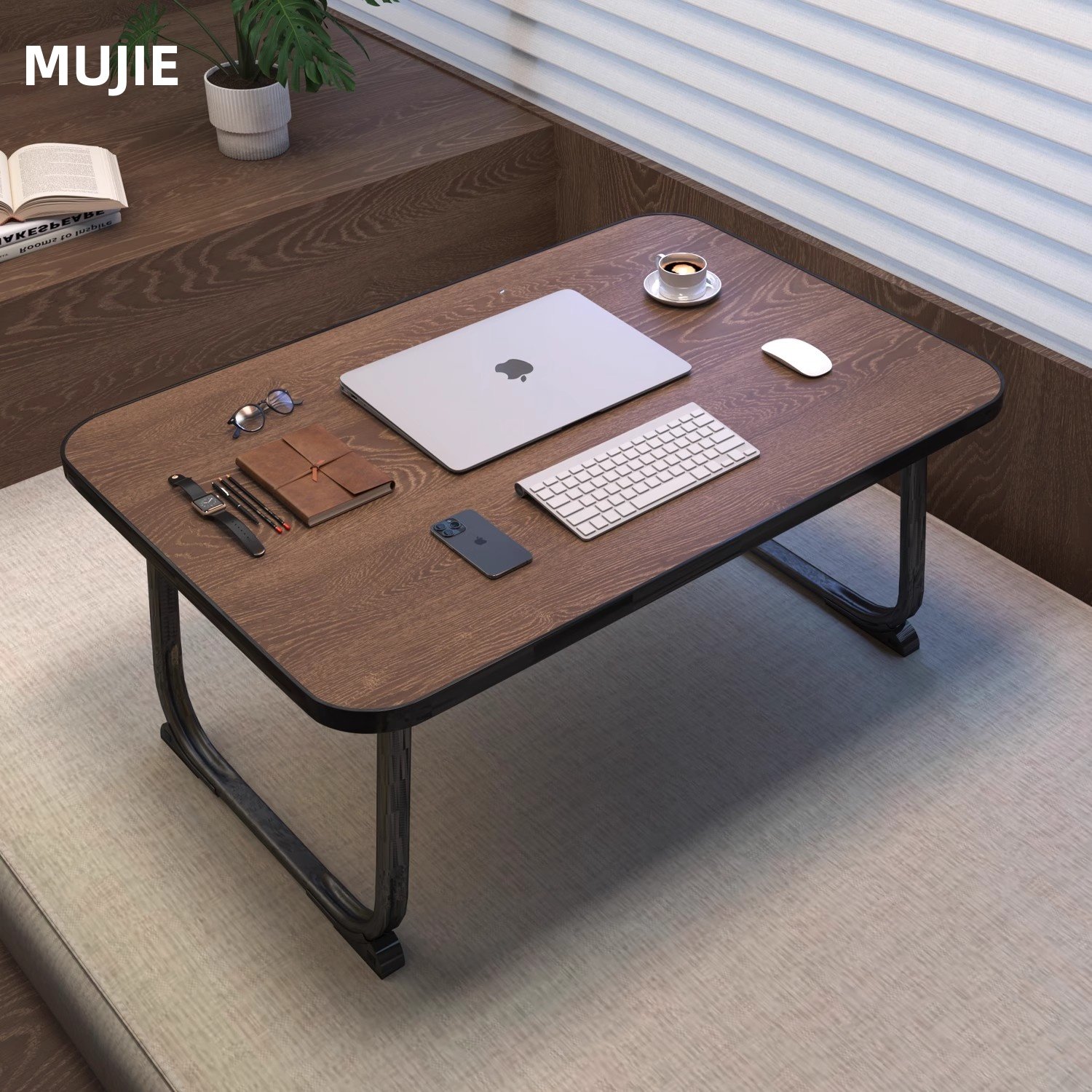 日本进口MUJIE可折叠床小桌子书桌笔记本电脑桌大学生宿舍膝上桌,3C数码配件,笔记本膝上桌,淘宝优惠券,粉丝福利购,淘宝优惠卷