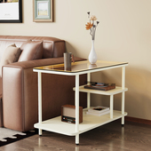 沙发侧边几简易小桌子客厅小茶几多层置物架极窄角几床头收纳储物