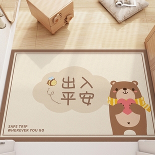 高端入户门地垫pvc进门门口玄关可擦免洗脚垫耐脏防滑可剪裁垫子