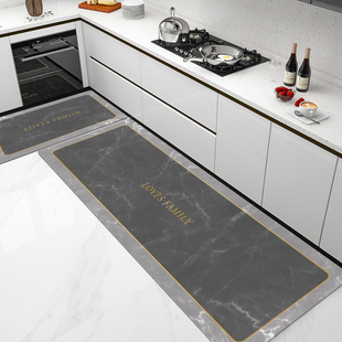 硅藻泥厨房专用地垫可擦免洗耐脏脚垫防滑防油吸水垫子家用地毯