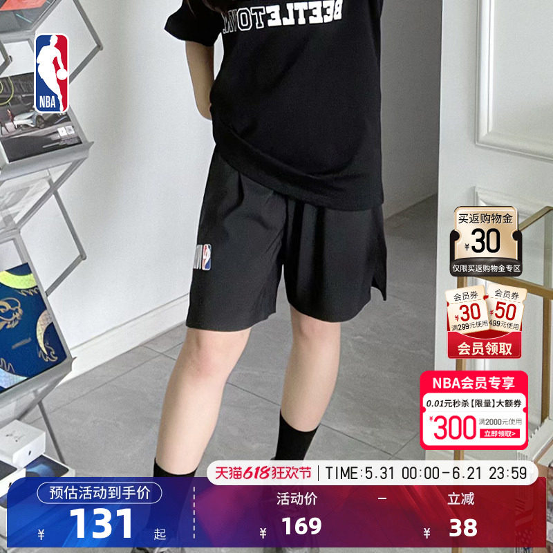 NBA官方正品春季新款男运动健身清凉骑行宽松舒适休闲短裤联盟款