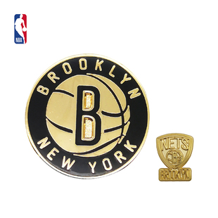 NBA官方正品 篮网快船凯尔特人火箭雷霆尼克斯徽章收藏送男生礼物