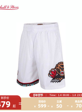 NBAMitchell&Ness官方灰熊队98-99年复古SW球裤运动网眼短裤男子