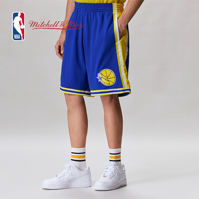 NBA勇士95-96客场复古SW短裤