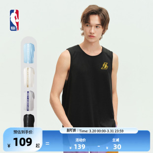 NBA官方东契奇库里詹姆斯健身速干上衣男跑步训练专业运动背心