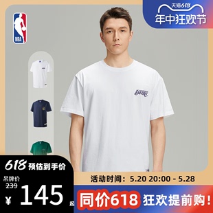NBA官方洛杉矶湖人金州勇士波士顿凯尔特人球队文化系列中性T恤