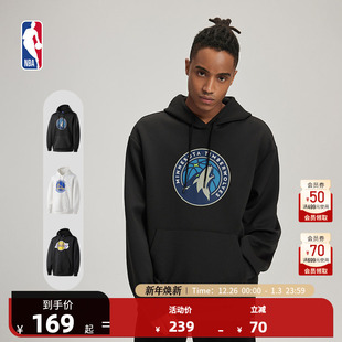 早秋连帽卫衣 勇士icon系列男女同款 NBA官方明尼苏达森林狼 湖人