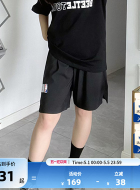 NBA官方正品春季新款男运动健身清凉骑行宽松舒适休闲短裤联盟款