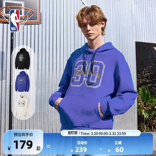 运动连帽卫衣 新品 NBA官方勇士库里 湖人詹姆斯得分狂潮系列春季