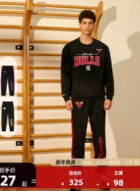 MITCHELL & NESS官方NBA芝加哥公牛/洛杉矶湖人Lifestyle运动长裤