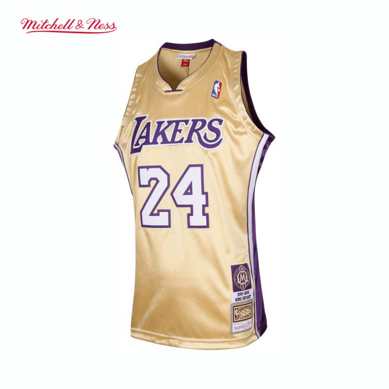 科比球衣mitchell&ness复古背心