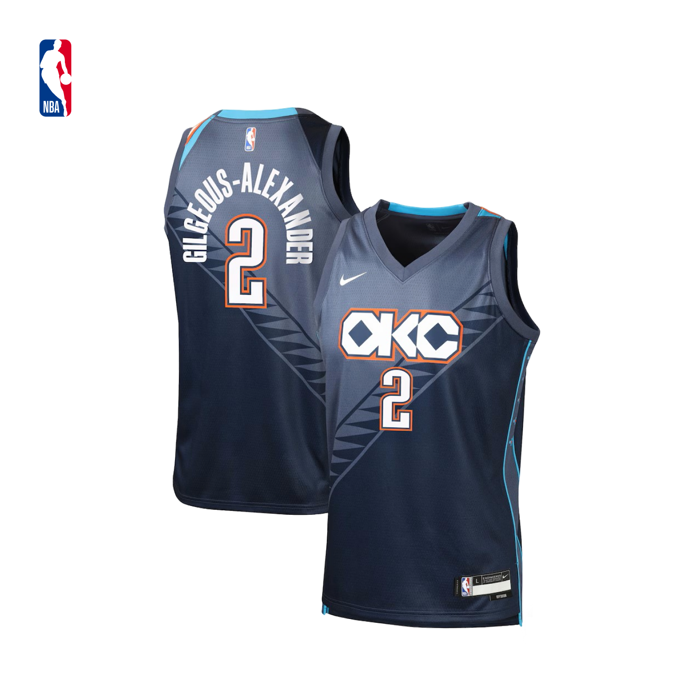 Nike耐克官方NBA雷霆亚历山大City Edition大童速