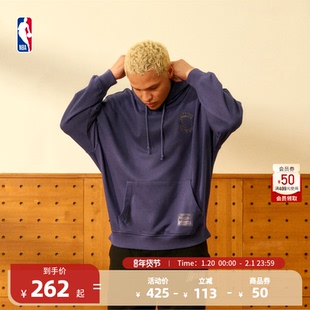 Mitchell&NessNBA勇士/魔术Lifestyle男早秋新品潮流街头连帽卫衣