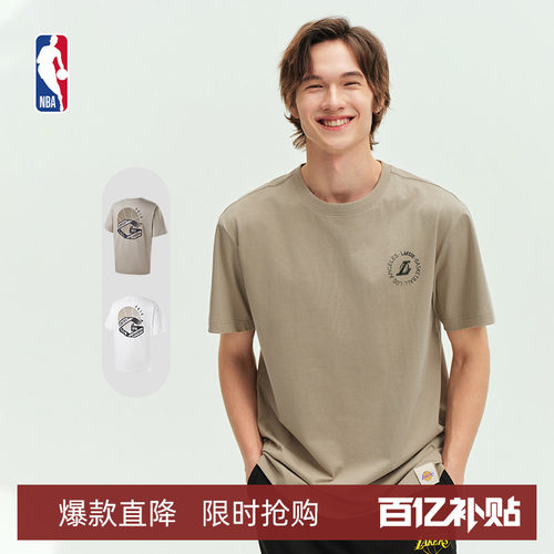 NBA官方勇士/湖人运动纯棉T恤