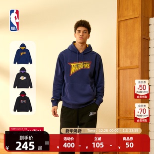 湖人 NESS官方NBA金州勇士 76人队Lifestyle连帽卫衣 MITCHELL