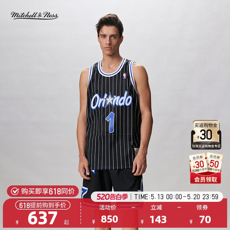 Mitchell&Ness NBA官方魔术/麦迪复古球衣03-0