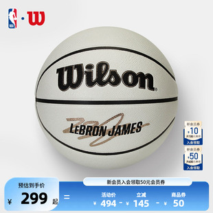 Wilson威尔胜官方湖人詹姆斯室内外通用吸湿绝尘耐磨7号篮球