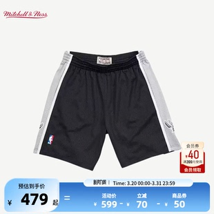 篮球裤 ness马刺新款 男子球裤 SW版 NBA官方mitchell