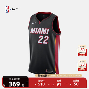 NBA官方正品 Edition男子SW球衣篮球服 Nike热火队吉米巴特勒Icon