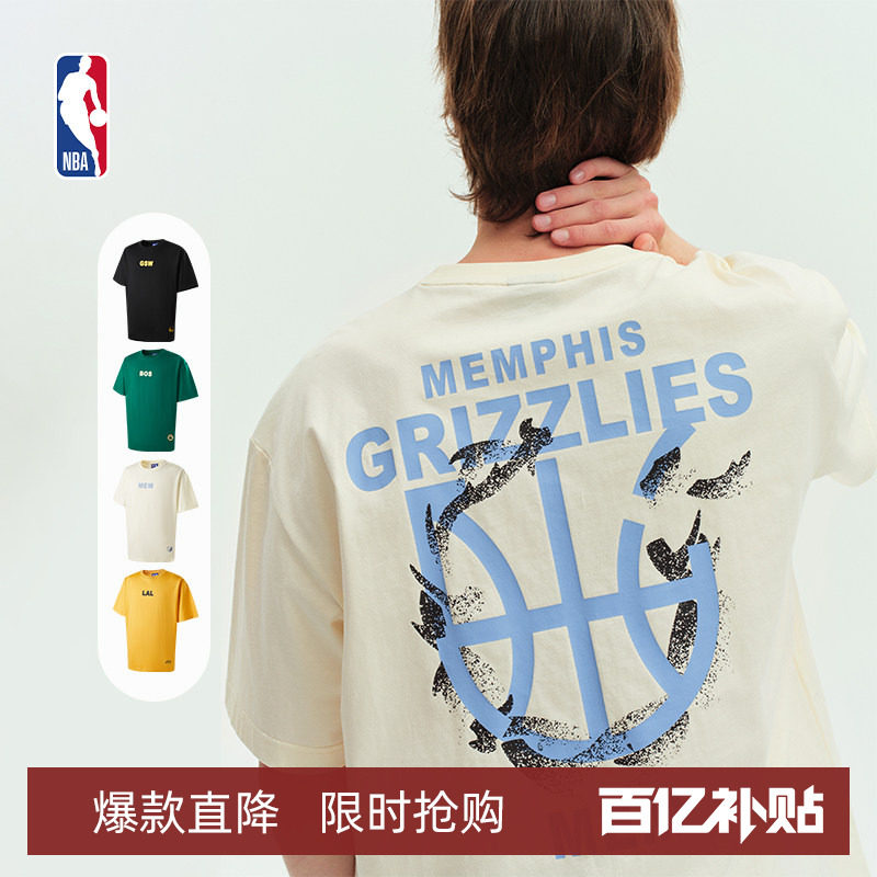 NBA官方湖人/勇士短袖球衣风图片