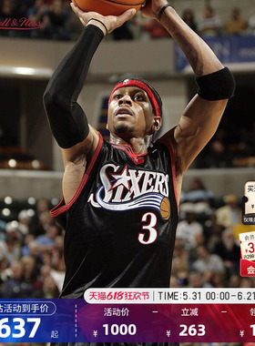 NBAMITCHELL&NESS76人艾伦艾佛森00-01赛季Swingman球衣
