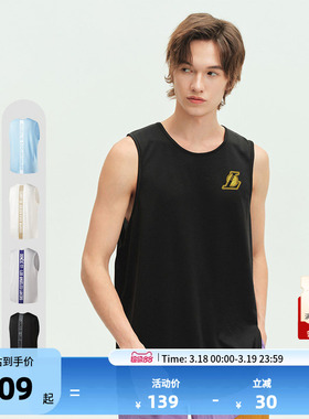 NBA官方东契奇库里詹姆斯健身速干上衣男跑步训练专业运动背心