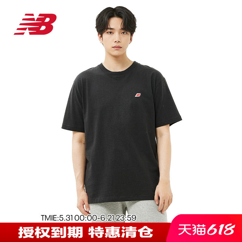New Balance NB Teddy Made美产男款经典纯棉短袖休闲T恤MT21543