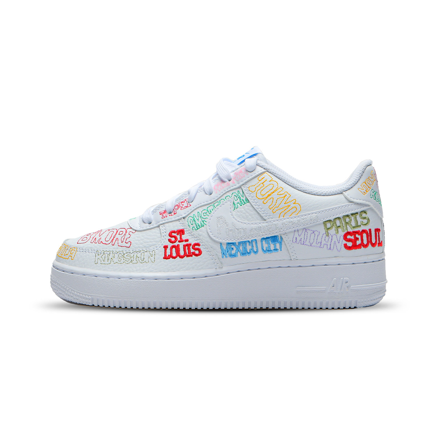耐克女大童AF1低帮板鞋