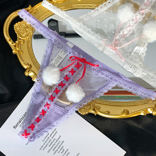 超性感细带内裤女新款日系丁字裤