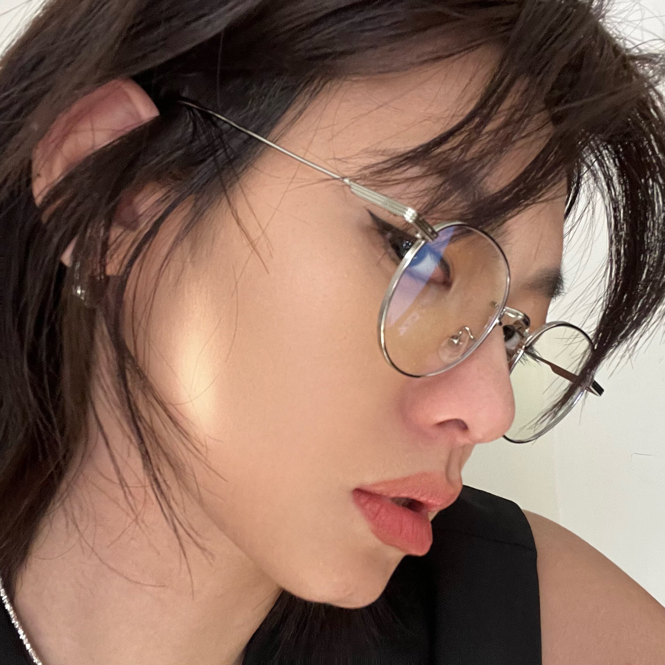 超轻简约女防蓝光眼镜框