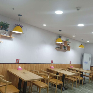 铁艺牛角椅组合主题餐厅饭店奶茶小吃商用快餐桌椅经济型面馆烧烤