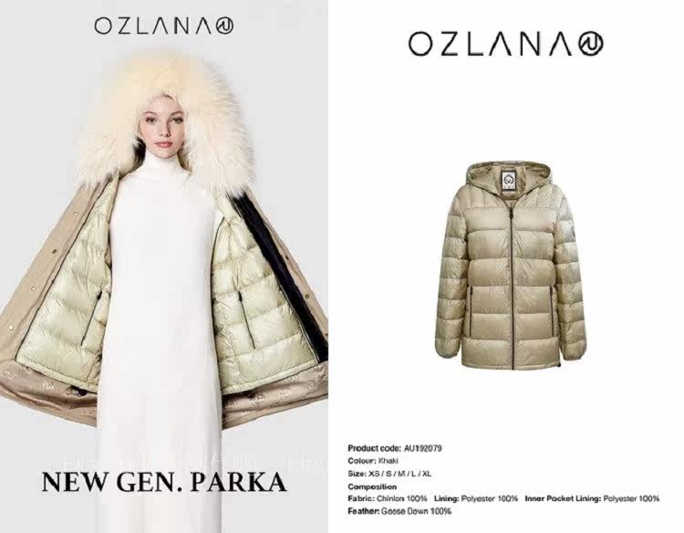 2019款 OZLANA皮草大衣替换羽绒内胆外壳 只能匹配2019款拍下不退|msdalam kategori Butik wanita / wanita, Down - dari Buy2taobao.com untuk memberikan perkhidmatan ejen Taobao profesional membeli