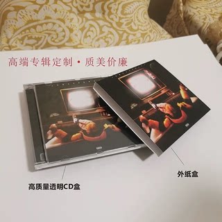 定制实体专辑亚克力CD盒透明水晶盒光盘包装盒彩页DVD盒私人订制