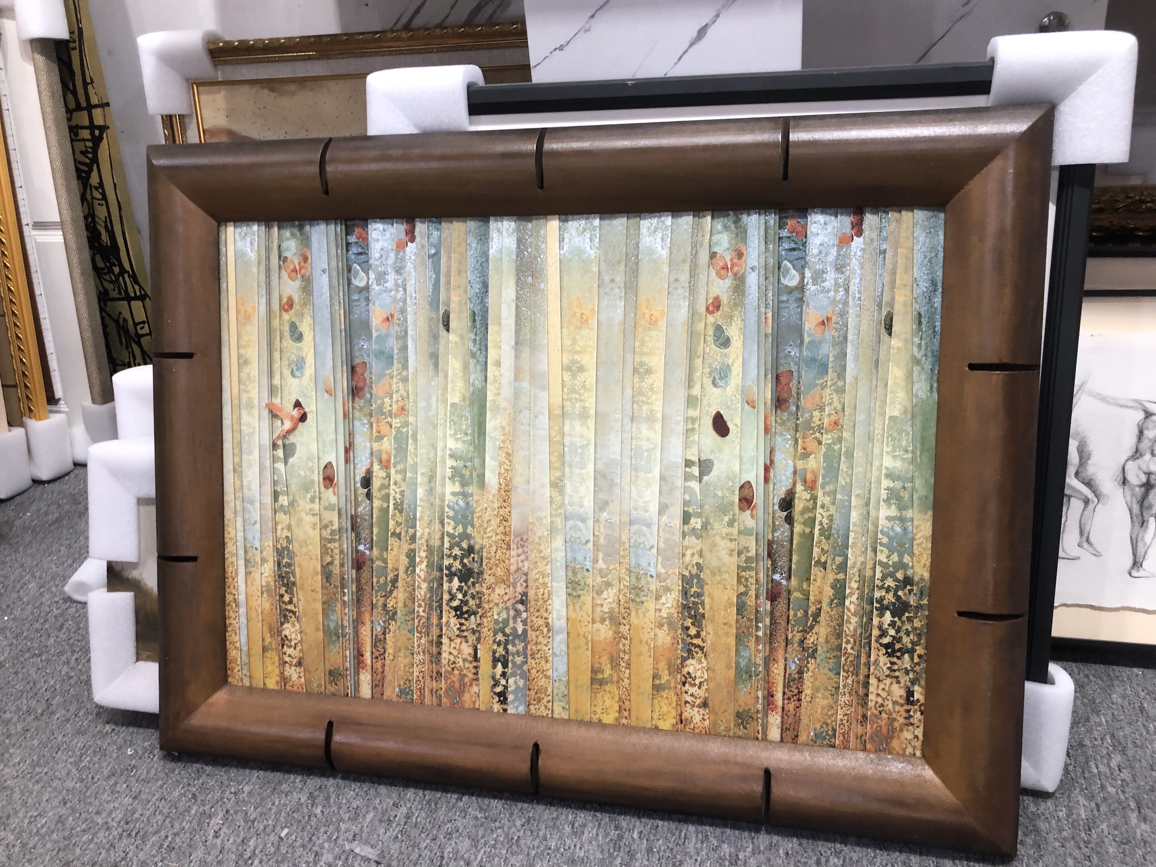 书房现代装饰画立体实物画样板房设计搭配油画玄关装饰艺术挂画图片