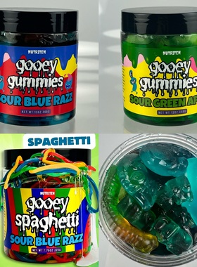 美国直邮 Gooey Gummies网红同款湿酸软糖胶粘软糖美国网红零食