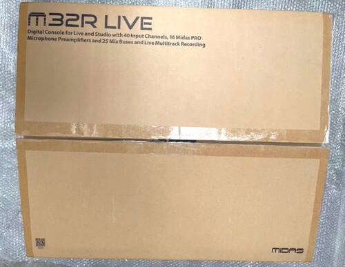 Midas迈达斯M32R Live调音台包装箱纸箱空箱外箱盒子泡沫原装