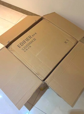 漫步者S2000MKⅢ音箱S2000MK3音响包装箱纸箱空箱外箱盒子泡沫