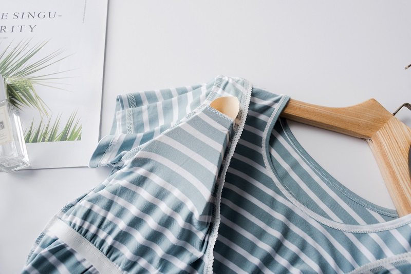 외출용 모달 수유복 여름 홈복 수유 상의 임산부 산후 반팔 티셔츠 루즈한 반팔