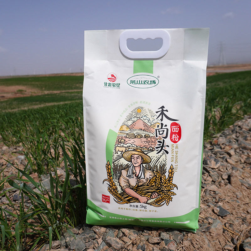 条山农场禾尚头面粉5kg/袋甘肃白银景泰家庭食用面粉,粮油调味/速食/干货/烘焙,面粉/食用粉,淘宝优惠券,粉丝福利购,淘宝优惠卷