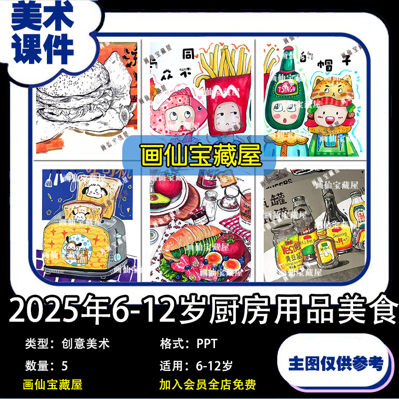2025年创意少儿美术6-12平面广告设计