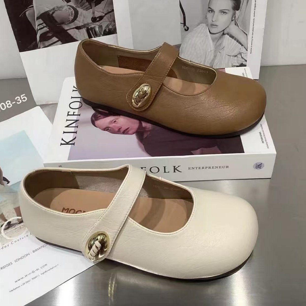 18复古风圆头玛丽珍鞋女2026年春季新款百搭平底单鞋温柔风小皮鞋,女鞋,玛丽珍鞋,淘宝优惠券,粉丝福利购,淘宝优惠卷