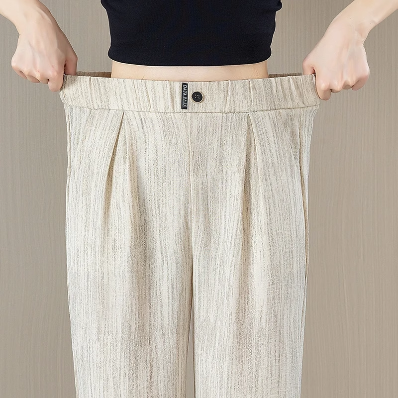 清仓捡漏天丝棉麻阔腿裤女小个子高腰垂感杏色冰丝直筒慵懒拖地裤,女装/女士精品,大码裤装,淘宝优惠券,粉丝福利购,淘宝优惠卷